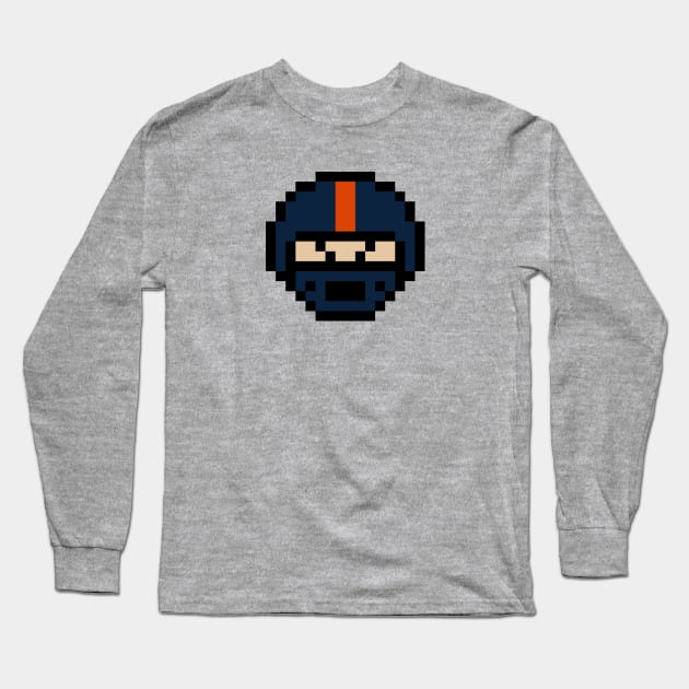8-Bit Helmet - San Antonio Long Sleeve T-Shirt by The Pixel League